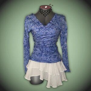 Boho Long Sleeve Wrap Top